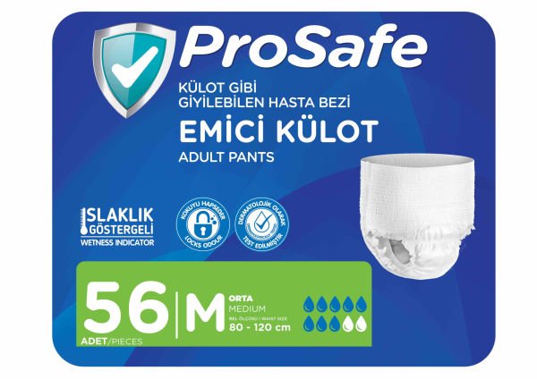 Prosafe Emici Külot Orta (M) Beden 56 Adet (14X4)