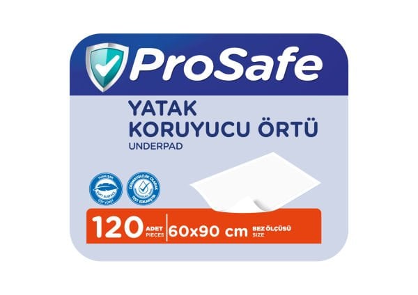 Prosafe Yatak Koruyucu Örtü 60x90cm 120 Adet (30X4)