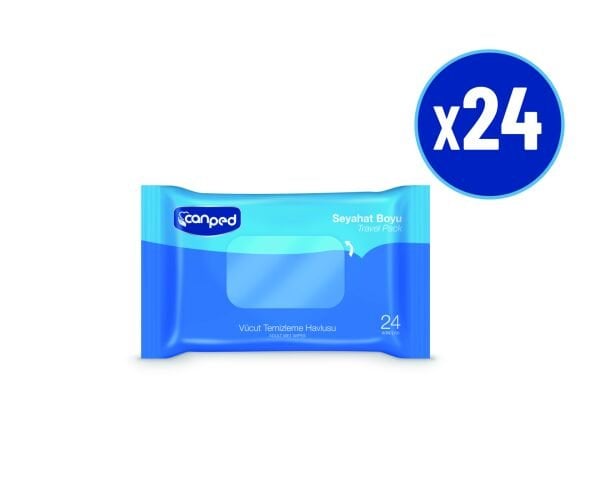 Canped Vücut Temizleme Havlusu 24 Paket ( 576 Yaprak )