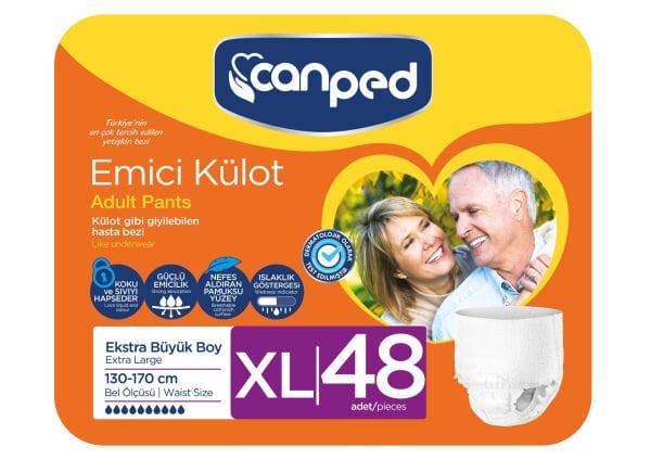 Canped Emici Külot Ekstra Büyük (XL) 48 Adet (2X24)